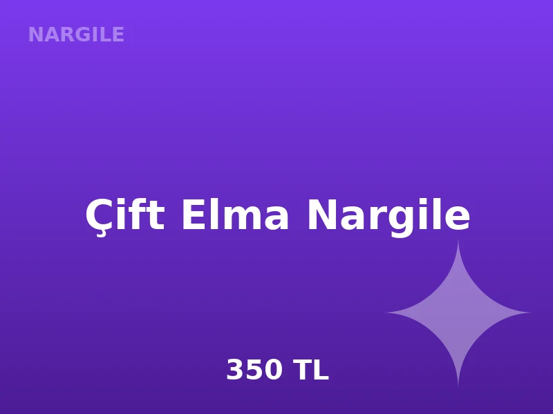 Çift Elma Nargile