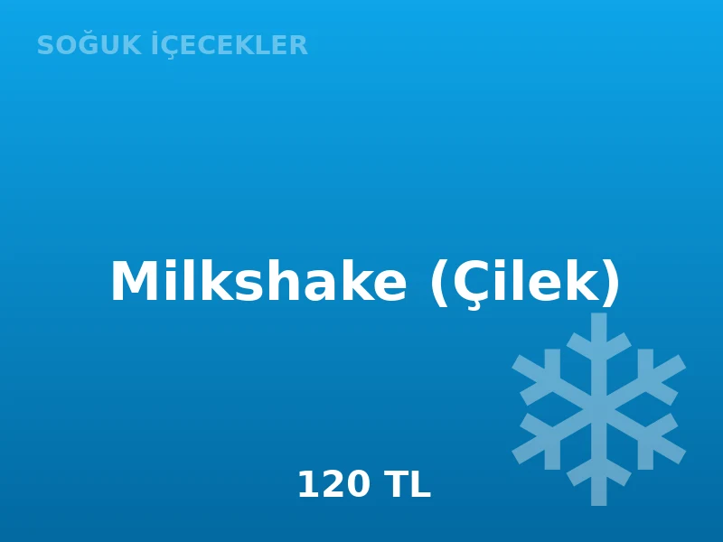Milkshake (Çilek)